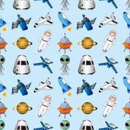 Seamless space pattern N25