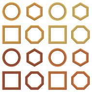 Wooden frames set N3