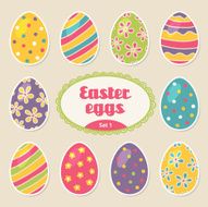 Set of Easter eggs N10