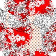 Rococo valentine pattern N2