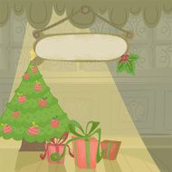 Vector christmas card N8