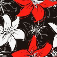 Dark Seamless Pattern N3