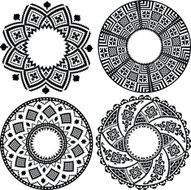 ancient pattern Vector illustration N156