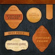 Retro styled labels N5