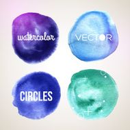 Abstract hand drawn watercolor background vector illustration N11