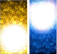 Christmas abstract banners N8