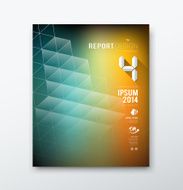 Cover Magazine report abstract building background