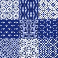 seamless japanese traditional mesh pattern N10