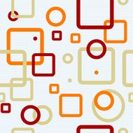 1-credit seamless geometric (vector)