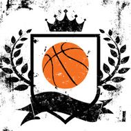 basketball shield insignia