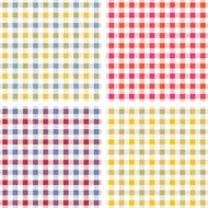 Plaid seamless pattern set N2