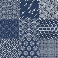 seamless japanese traditional mesh pattern N11