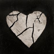 Broken heart artwork