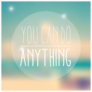 Quote inspirational poster typographical design vector illustration N24