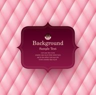 Vintage frame on pink background
