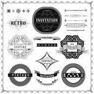 Black and White Vintage Frames N3