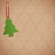 Christmas tree label