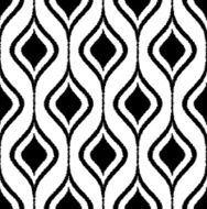 seamless scribble black and white mesh pattern N2