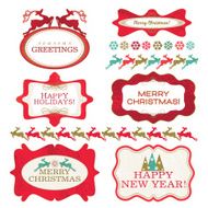 Set of Christmas Wishes and Holiday Frames N2