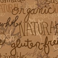 Organic natural product seamless background
