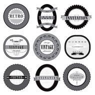 Black and White Vintage Frames N4