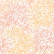 Beautiful seamless background with aster