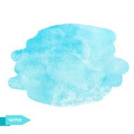 Watercolor blue paint stain N11