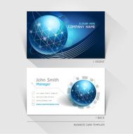 Business card technology background N2
