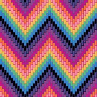 Herringbone Pattern Multi N2