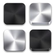 Metallic app icons