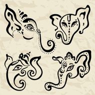 Ganesha Hand drawn illustration N19