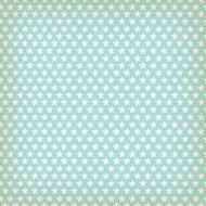 Retro seamless floral texture on blue background N2