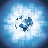 3D Earth Globe Abstract Background N2