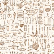 Hand drawn cookware N2