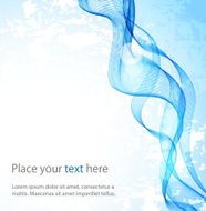 Abstract background with smoke wave N8