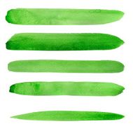 Watercolor paint green background design lines N2