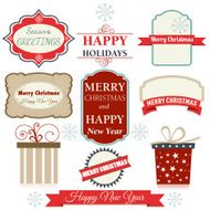 Christmas Labels - Illustration N5