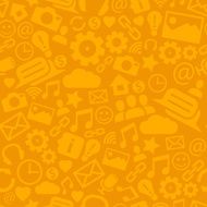 Information symbols seamless pattern background