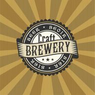 Retro Styled Beer Label N66