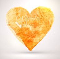 Watercolor heart N45