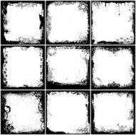 Grunge frame set N16