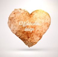 Watercolor heart N46