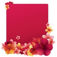 Hibiscus postcard