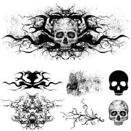 Grunge Skull N5