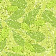 Seamless with leaves