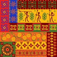 African ethnic ornaments