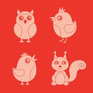 Stylish animal set N2