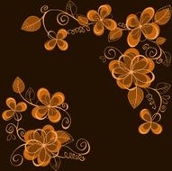 Floral background N1724
