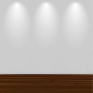Empty White Wall With Wooden Floor N2