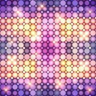 Abstract colorful disco lights vector background